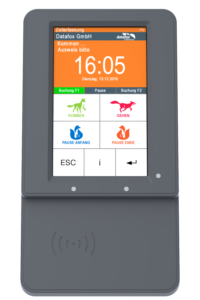 Datafox EVO 5.0 Pure 2000x3000 front Bild orange-weiß